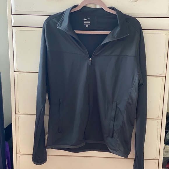 Nike Dark Grey Quarter Zip - Picture 2 of 4